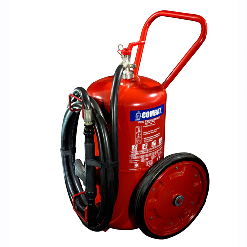 50kg ABC Stored Pressure Mobile Fire Extinguisher - COMBAT